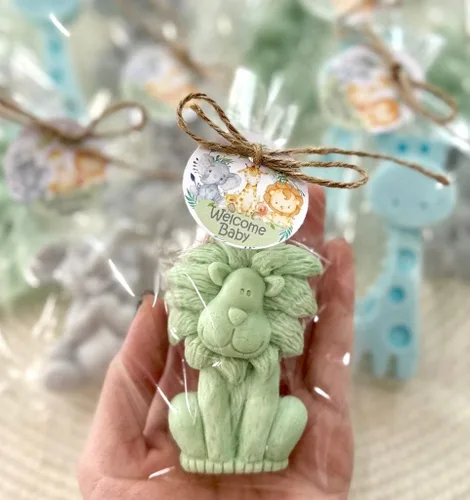 Miniatura 4 de Jabones de animales de safari: recuerdos de baby shower de safari para invitados, decoraciones de fiesta de cumpleaños Wild One para niños y niñas