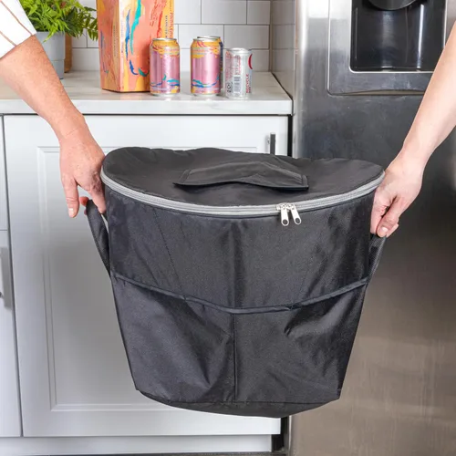 Miniatura 10 de Household Essentials Enfriador térmico de pie con bolsa de viaje, poliéster resistente
