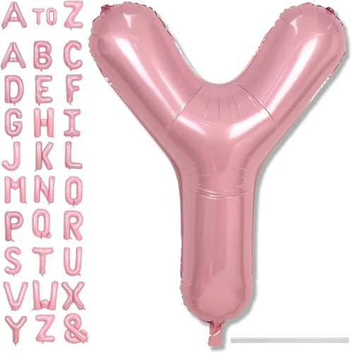 Miniatura 177 de Globo dorado champán con el número 5, globos de aluminio autoinflables grandes de 40 pulgadas del 0 al 9, globo de helio digital 5 dorado claro