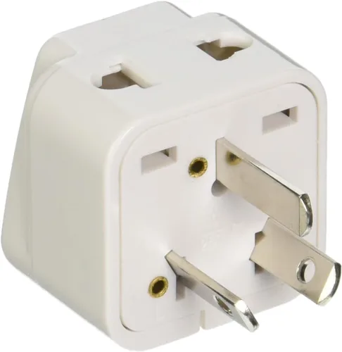 Miniatura 21 de Adaptador de enchufe de alimentación universal de 2 entradas, paquete de 3 unidades, tipo B, certificado CE para teléfonos móviles, portátiles
