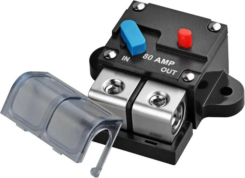 Miniatura 3 de Portafusibles de motor inversor disyuntor de audio del coche energía solar en línea disyuntor fusible inversor con cubierta impermeable para motor