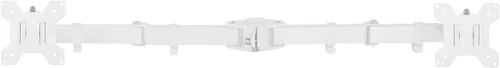 Miniatura 5 de VIVO PT-SD-AM02A - Brazo de monitor doble totalmente ajustable negro para soporte de escritorio, brazo de monitor doble para 2 pantallas de hasta 27