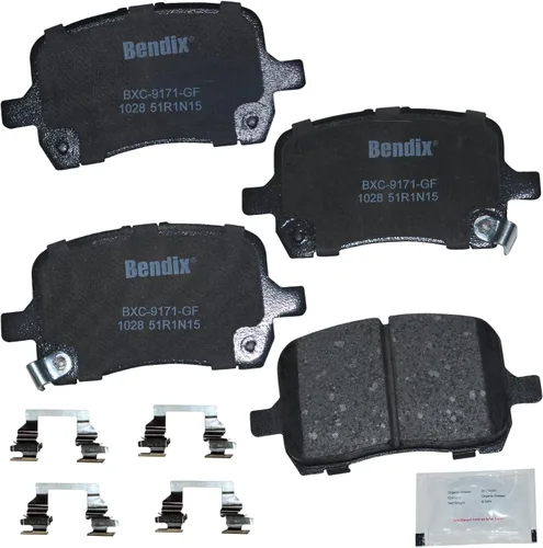 Miniatura 407 de Pastillas de freno delanteras cerámicas Bendix Priority1 CFC2302 para Hyundai Elantra 2021, Sonata 2022-2020, Kia K5 2023-2021