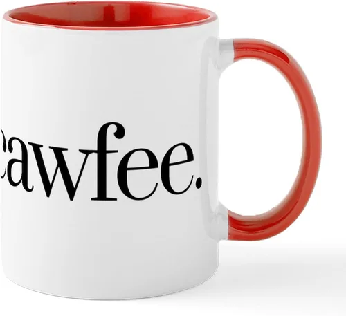 Miniatura 21 de CafePress Cawfee - Taza de café de cerámica (11.0 fl oz)