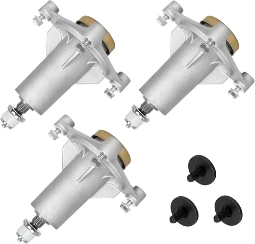 Miniatura 8 de Paquete de 2 conjuntos de husillo 187292 para Craftsman Hus qvarna A riens Pou-LAN Pro, 587819701 Conjunto de mandril para cortacéspedes de 42