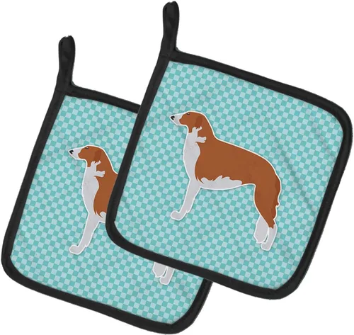 Miniatura 358 de Caroline's Treasures BB3567PTHD - Juego de soportes para ollas de cocina resistentes al calor, almohadillas calientes para cocinar, hornear, Copo