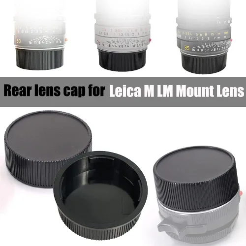 Miniatura 3 de Tapa de lente trasera y tapa frontal para Leica M LM DSLR-2Sets Tapa de lente para cámara Leica M8 M9 M10 M11 DSLR, M LM Mount Camera, tapa