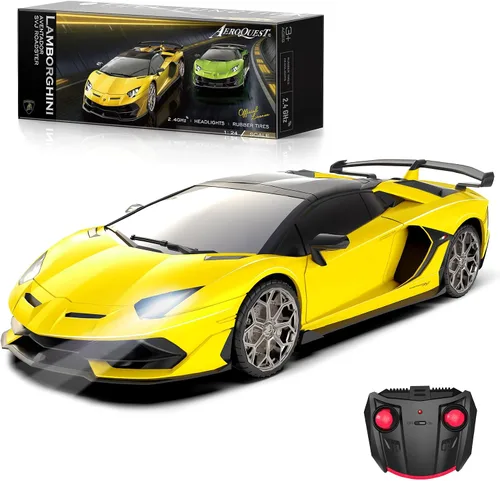 Miniatura 7 de AEROQUEST Audi - Auto de control remoto, a escala 1:24, eléctrico, deportivo, de carreras, pasatiempos, vehículo modelo Audi para niños y niñas, Azul