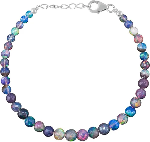 Miniatura 7 de Multi Gemstone Dainty Choker Bracelet