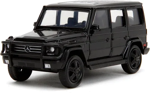 Jada Pink Slips 1:32 W1 Mercedes Benz Clase G 4x4 Coche fundido a presión, juguetes para niños y adultos (negro)