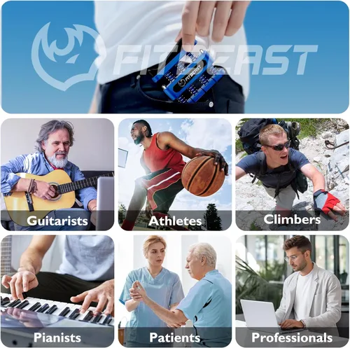 Miniatura 6 de FitBeast Fortalecedor de Dedos, Ejercicio de Dedos, Ejercicio de Mano para Mejorar la Destreza y Fuerza en Dedos, Manos, Antebrazos – Entrenador