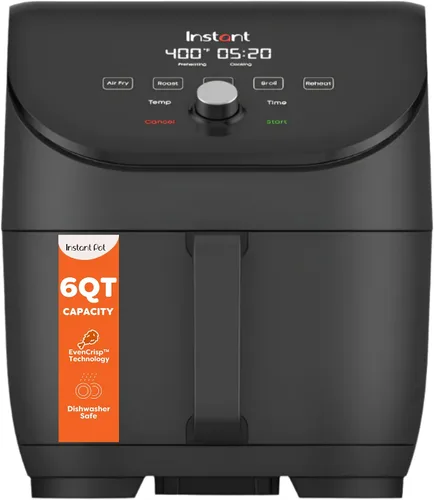 Miniatura 8 de Olla instantánea VersaZone de 9 cuartos con freidora de aire, funciones 8-en-1 con tecnología EvenCrisp, para freír, asar, hornear, tostar