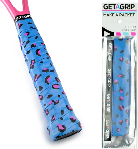 Miniatura 12 de Get A Grip - Grip personalizado para raqueta de tenis - Agarre antideslizante/de secado rápido para tenis - Grip precortado para raqueta de Pack