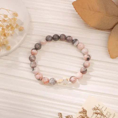 Miniatura 4 de JoycuFF Regalos Cristianos, Pulseras de Cruz para Mujeres, Joyería Cristiana Católica Religiosa de Fe de Pascua, Pulseras de Piedra Natural