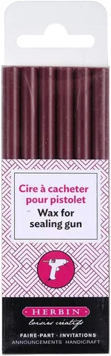 Miniatura 8 de Cera para pistola de pegamento Herbin - 4 3/4 de largo - Blanco blanco (Extra White)
