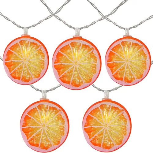 Miniatura 5 de Guirnalda de luces de frutas alimentadas por pilas, lámpara de iluminación para interiores y exteriores, fresa, uva, sandía, limón/plátano