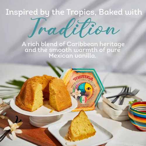 Miniatura 6 de TORTUGA Pastel de ron de vainilla mexicano caribeño – Pastel de ron caribeño de 4 onzas – Paquete de 4 – El regalo gourmet premium perfecto