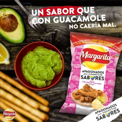 Miniatura 7 de Papas Margarita (paquete de 12) Patatas fritas extra crujientes alas BBQ y limón sabor a pimienta Papitas Margarita extra crocantes de Alitas BBQ