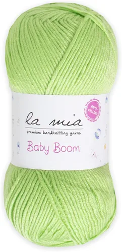 Miniatura 38 de 1 madeja La Mia Baby Boom, hilo acrílico 100% antipilling para tejer y ganchillo para tejer y ganchillo, 3.53 oz (3.5 onzas) / 820.2 ft