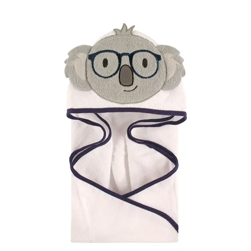 Miniatura 96 de Hudson Baby Toalla unisex de algodón con capucha con cara de animal para bebé, abeja amarilla, talla única Amarillo Bee