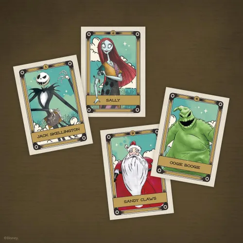 Miniatura 6 de Lotería: Disney Tim Burton’s The Nightmare Before Christmas Juego tradicional de Lotería Estilo bingo, con arte y ilustraciones personalizadas
