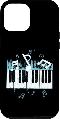 Miniatura 25 de Funda para iPhone 13 Pro Max Piano con teclas musicales y notas