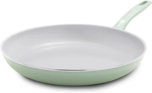 Miniatura 20 de GreenPan Dover - Sartén de 12 pulgadas con revestimiento antiadherente de cerámica libre de PFAS no tóxicos, para sellar, saltear, freír huevos