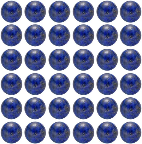 Miniatura 31 de Cuentas de piedra natural, 100 cuentas redondas de obsidiana negra de 0.315 pulgadas (0.315 in), cuentas sueltas de piedra auténtica