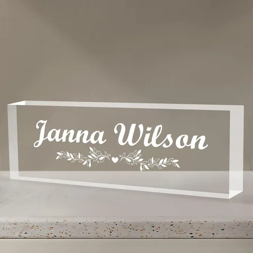 Miniatura 37 de Placa de nombre personalizada para escritorio de oficina, placa de nombre personalizada para escritorios, decoración de escritorio de oficina