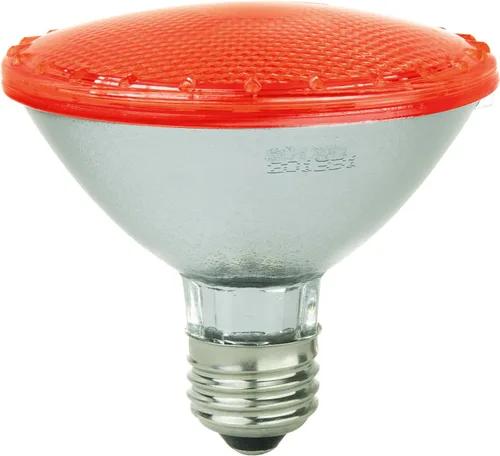 Sunlite 80023-SU LED PAR30 - Bombilla de luz de cuello corto amigable con la vida silvestre, 3 vatios, (equivalente a 25 W), base mediana E26, vida