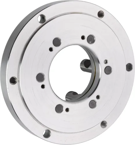 Miniatura 5 de CME Portabrocas de torno autocentrante de 3 mandíbulas de 8 pulgadas con placa de respaldo Camlock D1-5, mordazas reversibles de dos piezas