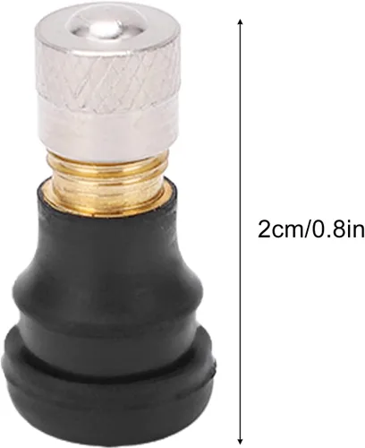 Miniatura 2 de Keenso Válvula de vacío de neumáticos sin cámara para scooter eléctrico, 0.8 in de largo para M365 Pro Menos 0.354 in de diámetro de la válvula