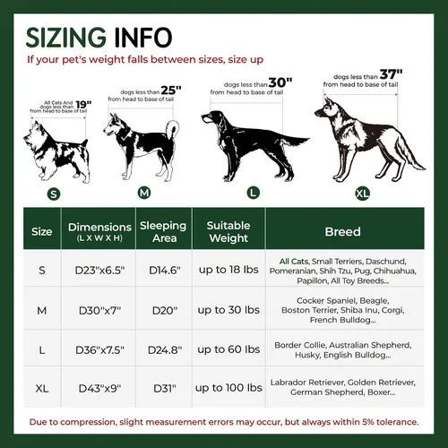 Miniatura 8 de BALANCE Cama de lujo para perros en forma de dona, camas redondas de 23 pulgadas para perros pequeños, lavable, cama ortopédica calmante