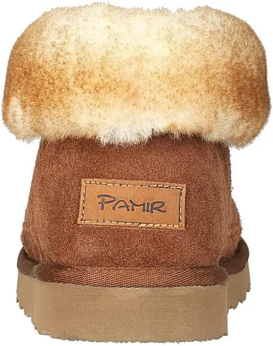 Miniatura 5 de PAMIR Botines de piel de oveja para hombre con espuma viscoelástica para interiores y exteriores