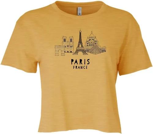 Miniatura 22 de Cute Women's Screen Location Printed Crop Tee, Shirts With Sayings