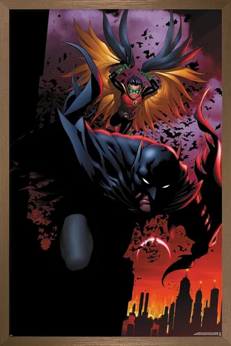 Miniatura 13 de DC Comics Batman - Póster de pared de ataque de Batman y Robin, 22.4 pulgadas de largo x 14.7 pulgadas de ancho, versión premium sin marco