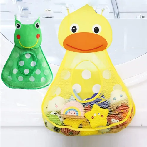 Miniatura 6 de Surakey Juguetes de baño para bebés con 1 bolsa organizadora y almacenamiento de juguetes de baño para tina, juego de pesca y juguetes de piscina