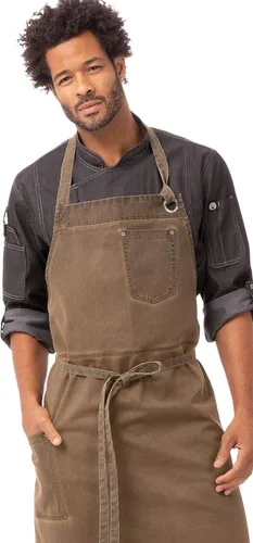 Miniatura 22 de Chef Works Delantal con pechera unisex Dorset Chefs