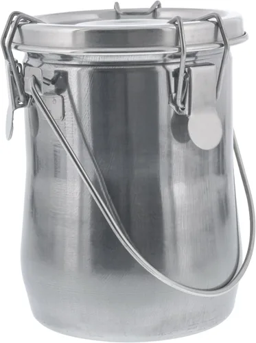 U.S. Art Supply Lavadora grande de acero inoxidable a prueba de fugas con tanque de lavado, tapa de clip y vaso colador, limpiador de pinceles de