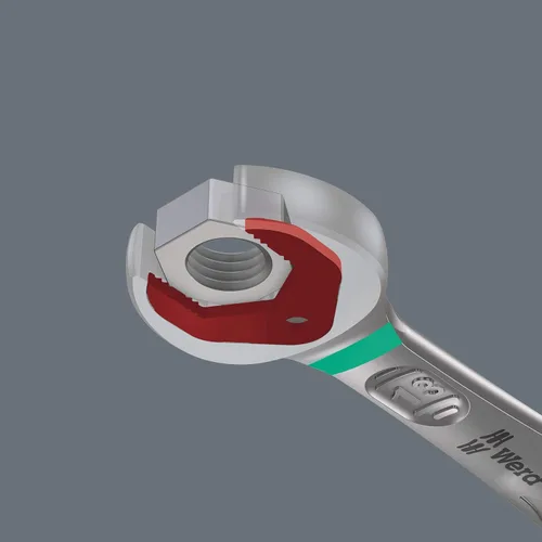 Miniatura 3 de Wera Juego de llaves combinadas de trinquete métricas Joker de 4 piezas