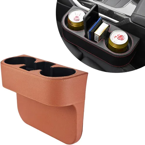 Miniatura 12 de DXNQ Organizador Rellenador de Huecos para Portavasos de Coche, Organizador Multifuncional Rellenador de Huecos de Consola Frontal de Auto