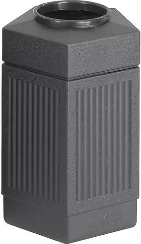 Miniatura 9 de Safco Canmeleon - Bote de basura comercial de 38 galones, para uso en interiores y exteriores, duradero y resistente a la intemperie con paneles