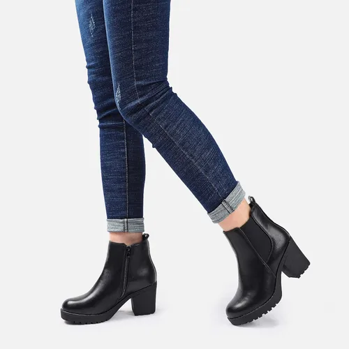 Miniatura 2 de Botas de tobillo para mujer, de plataforma, se ponen fácilmente
