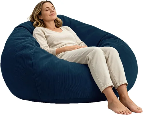 Miniatura 9 de LPMOERA Puf de espuma viscoelástica para niños/adolescentes con relleno redondo para niños, para sala de estar, dormitorio, dormitorio
