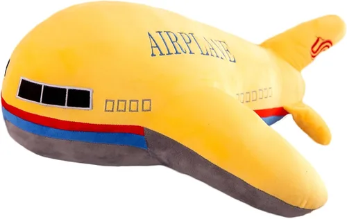 Miniatura 9 de zhidiloveyou Almohada de peluche azul de avión de 15.7 pulgadas, regalo para niños