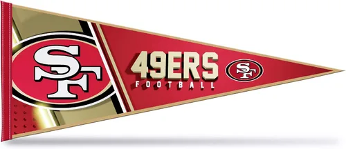 Miniatura 7 de Rico Industries NFL Football Primary 12" x 30" Felt Wall Décor Pennant - Great for Home/Bed Room/Man Cave Décor
