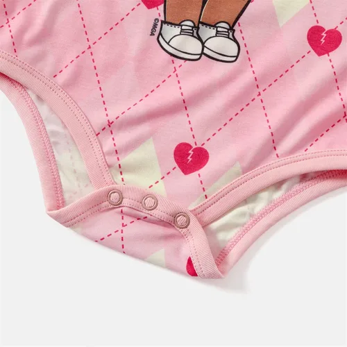 Miniatura 6 de L.O.L. Surprise! Vestidos de mamá e hija, a juego, con estampado de figura y sin mangas