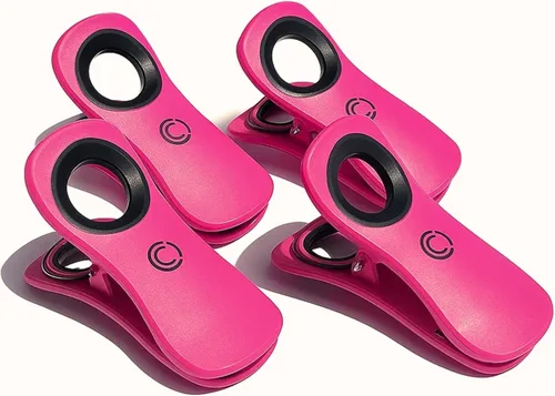 Miniatura 12 de Clips para toallas de playa para sillas de crucero, soportes para toallas resistentes para sillas de salón, clips de piscina grandes de apertura