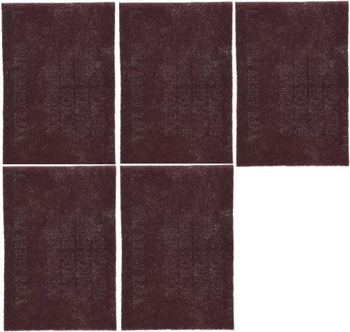 Miniatura 2 de Set de 10 alfombrillas para lijar rojas, de la marca Scotch Brite 3M