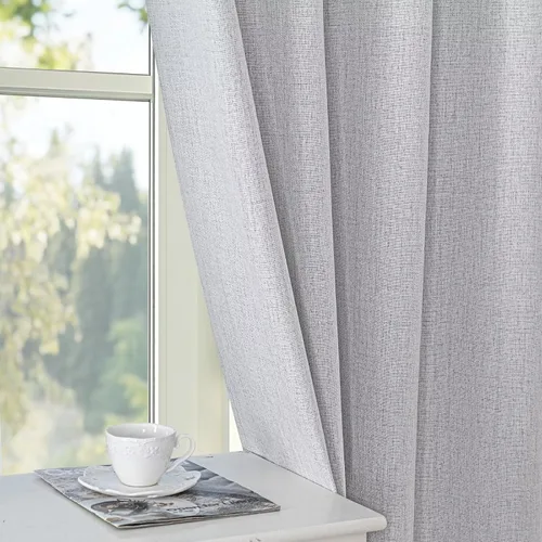 Miniatura 25 de Cortinas 100% opacas para sala de estar, juego de 2 paneles de 96 pulgadas, bloqueo de luz, pestaña trasera y bolsillo para barra, cortinas